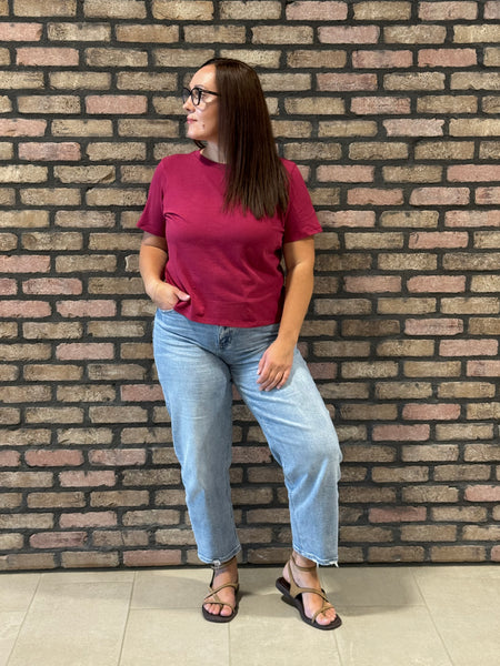 Classic Boxy Fit Tee - Brambleberry