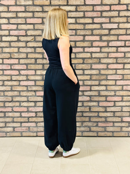 90’s Oversized Sweatpants - Black