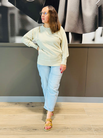 French Terry Pullover - Sand Beige