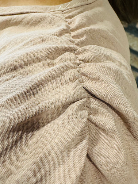 Sleeveless Maxi Dress - Tan