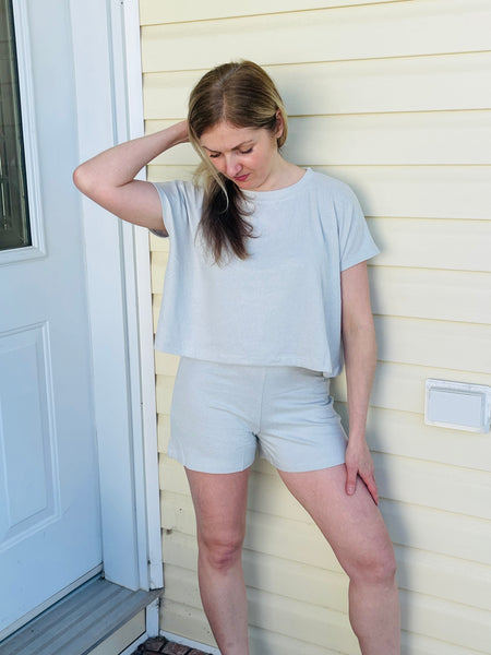 Soft Fabric Shorts - LT Cement