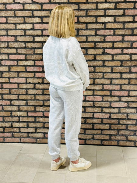 Camo Relaxed Sweatshirt - White