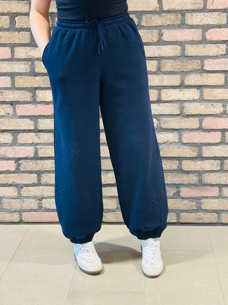 90’s Oversized Sweatpants - Deep Navy