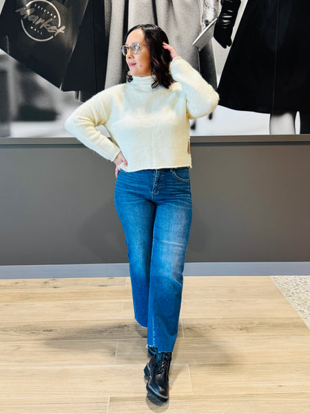 Turtleneck Sweater - Cream