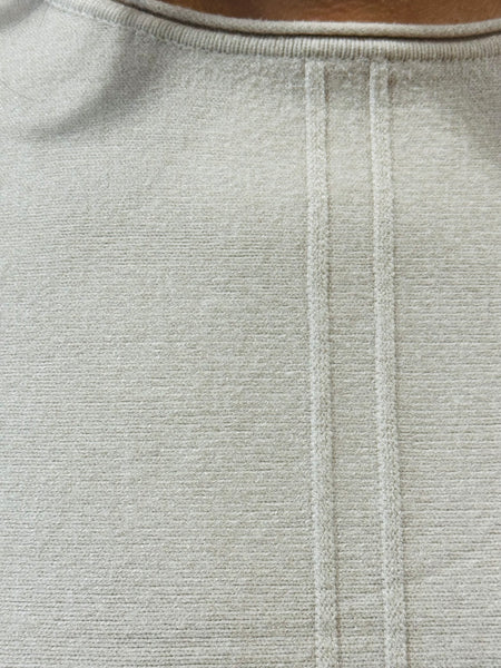Front Seam Sweater - Sand Beige