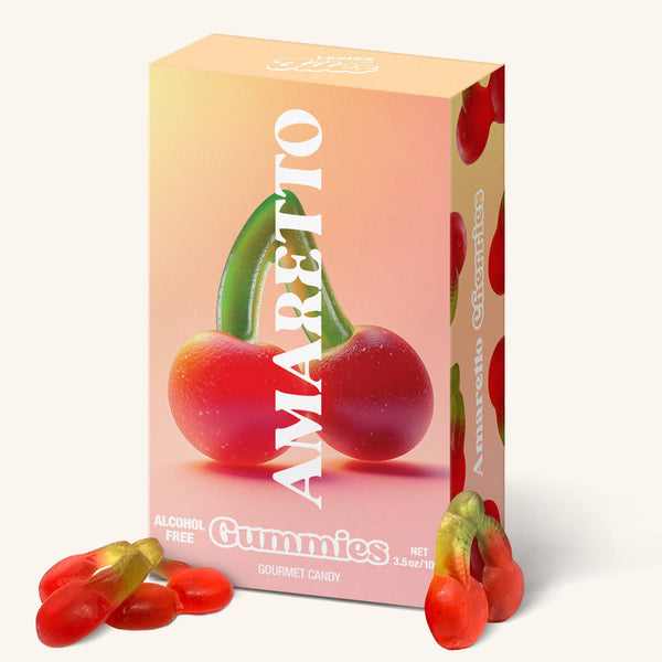 Chewy Candies - Amaretto Cherry Gummies