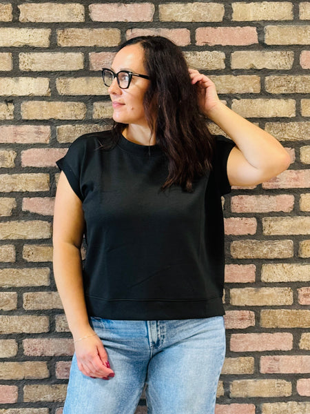 Scuba Short Sleeves Tee - Black