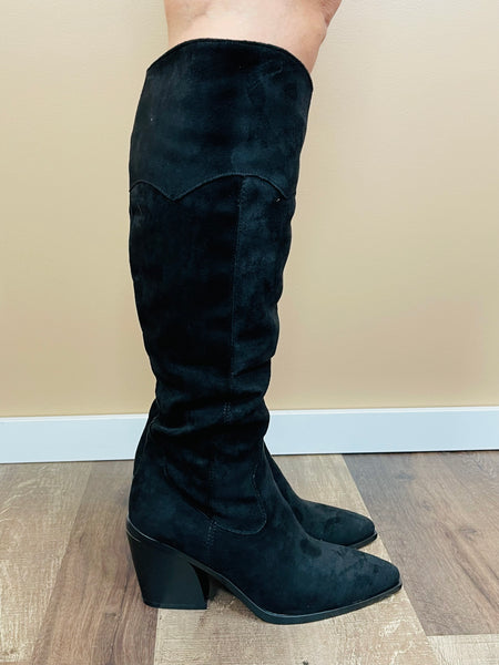 High Heels Boots - Black
