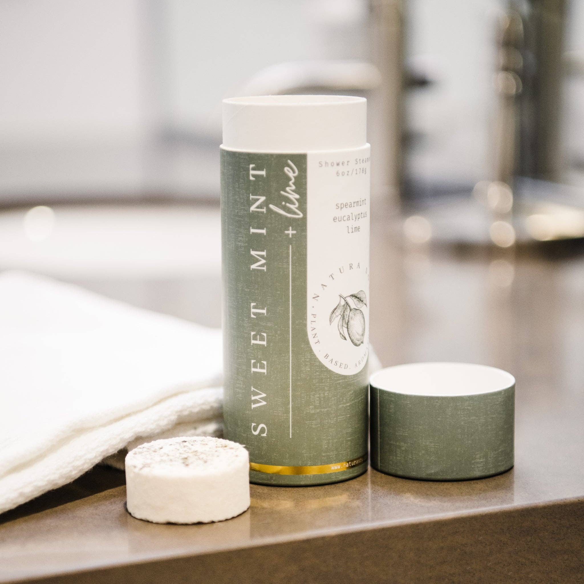 Shower Steamers - Sweet Mint + Lime, 6oz