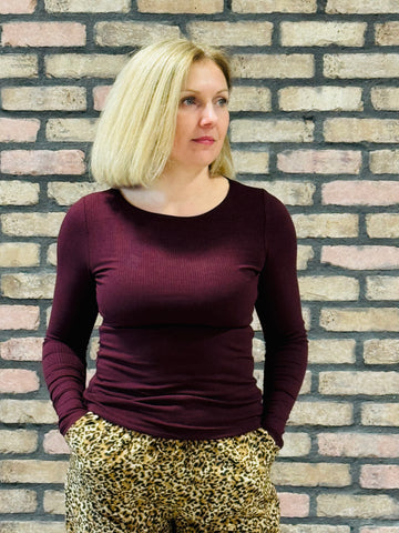 Double Layer Top - Maroon