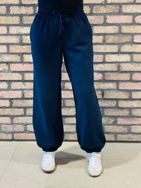 90’s Oversized Sweatpants - Deep Navy