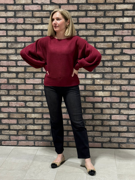 Crop Straight Jeans - Black