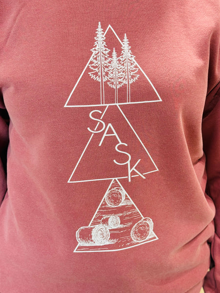 SASK Graphic Crewneck - Maroon