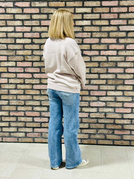 Fleece Pullover - Ash Mocha