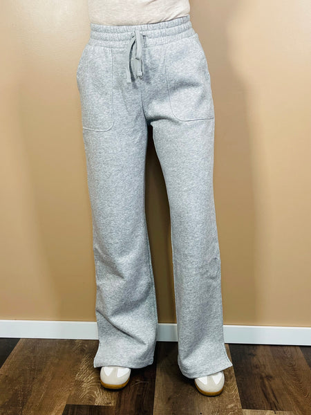Straight Leg Lounge Pants - H Grey