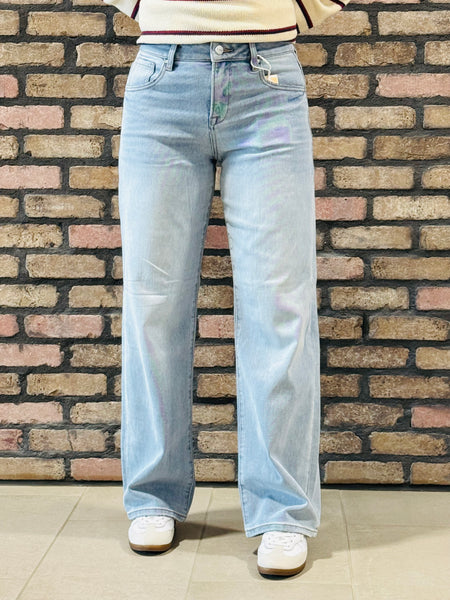 Slouchy Barrel Jeans - Light Wash