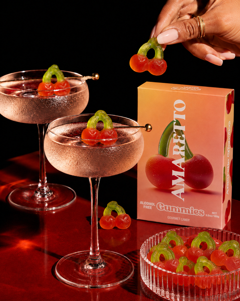 Chewy Candies - Amaretto Cherry Gummies