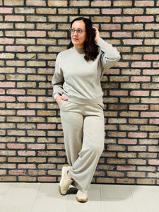Scuba Pullover and Pants Set - Ash Mocha