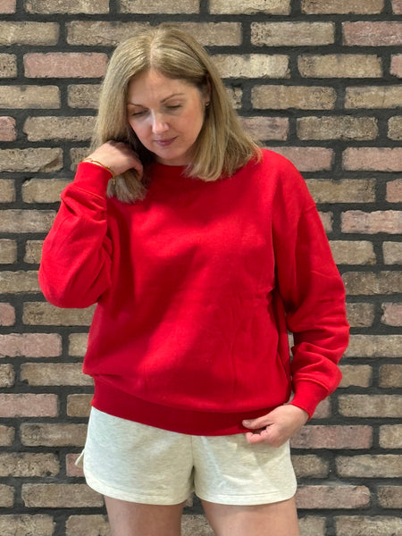 Crewneck Sweatshirt - Ruby