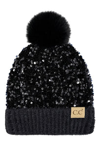 Kids Sequin Beanie