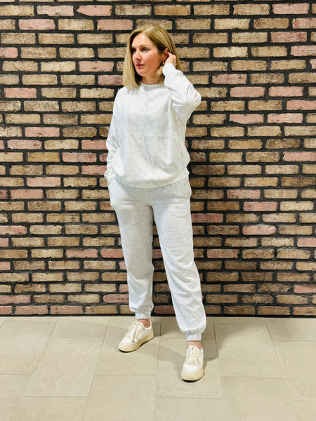 Camo Relaxed Sweatshirt - White