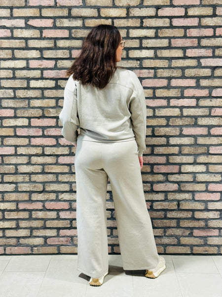 Scuba Pullover and Pants Set - Ash Mocha