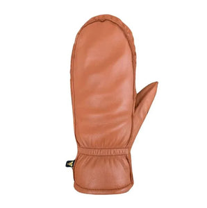 Auclair Maika Moccasin Leather Fingermitts - Cognac