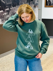 SASK Graphic Crewneck - Alpine