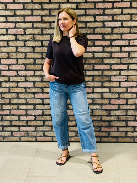 Classic Boxy Fit Tee - Coffee Bean