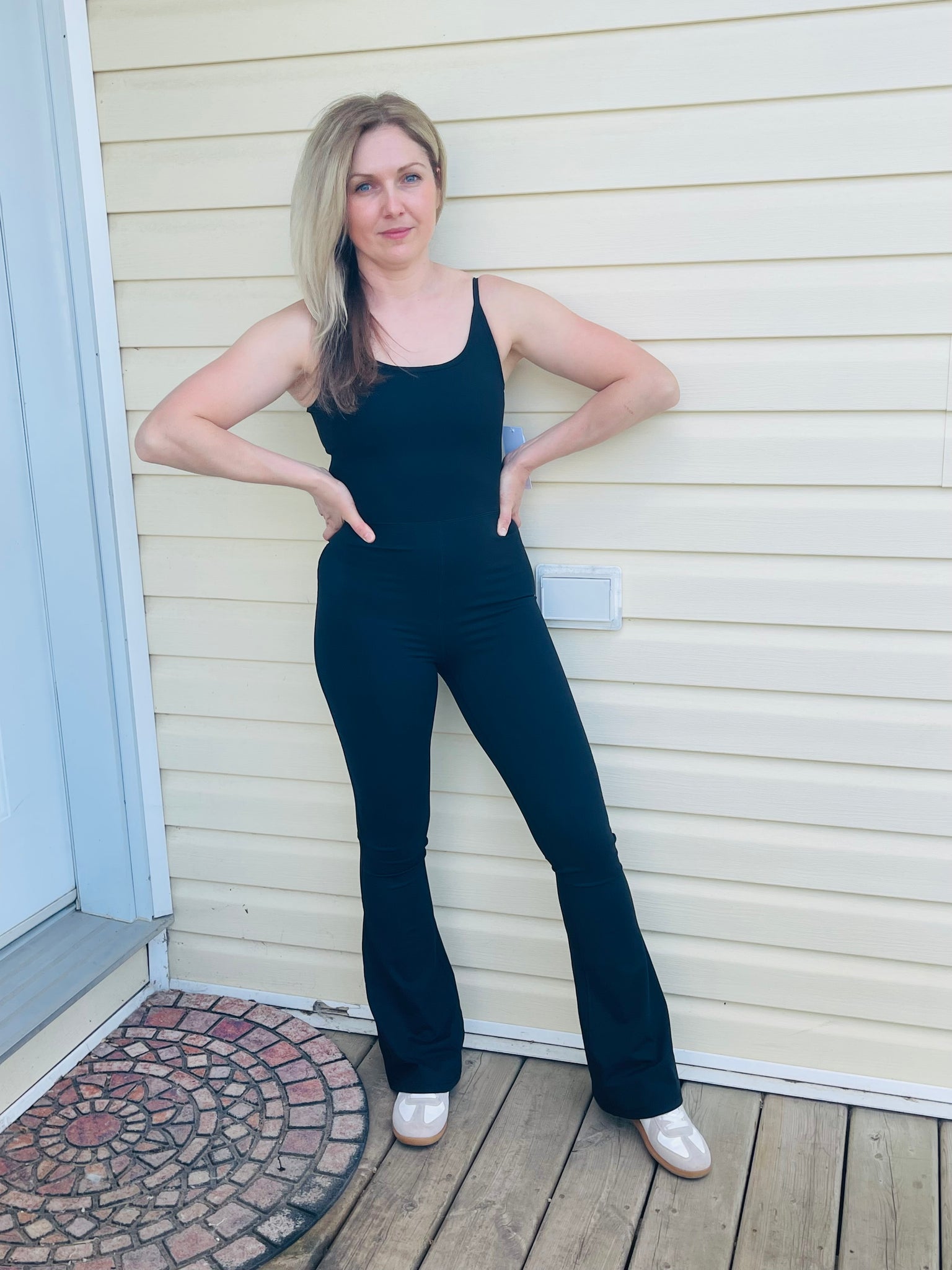 Yogalicious Flare Jumpsuit - Black