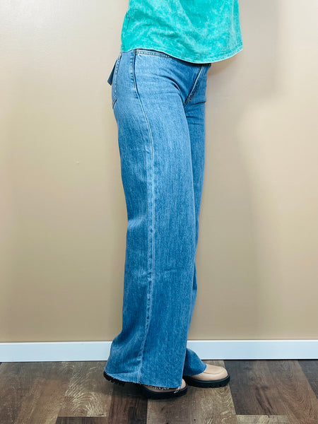 Wide Leg Jeans (VFM) - Dark Wash