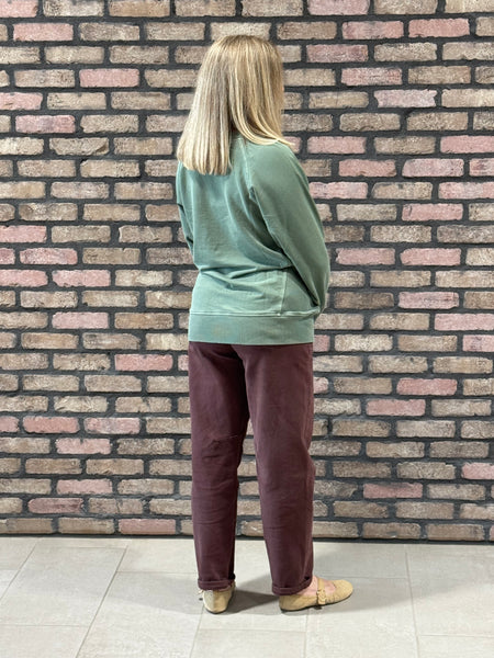 French Terry Pullover - LT Olive