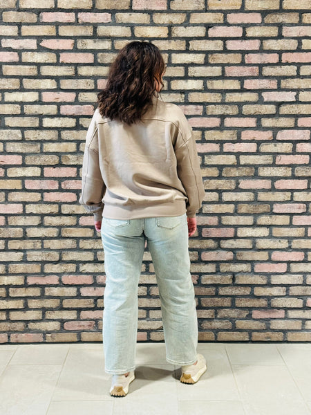 Scuba Half Zip Pullover - Cocoa