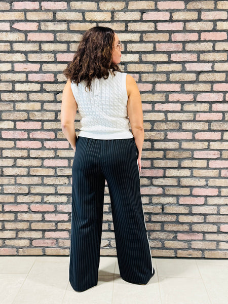 Cable Knit Sweater Vest - White