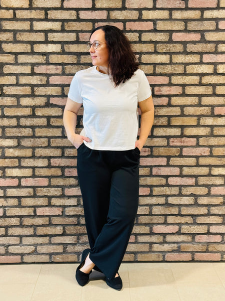 Cotton Short Sleeves Tee - White