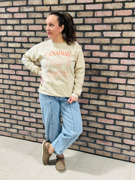 Canadian Social Club Sweatshirt - Sand