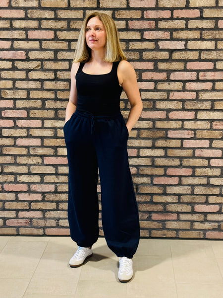 90’s Oversized Sweatpants - Deep Navy