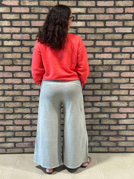 Oversized Crewneck - Cayenne Orange