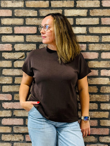 Soft Scuba Tee - Espresso