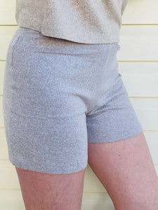 Soft Fabric Shorts - Ash Mocha