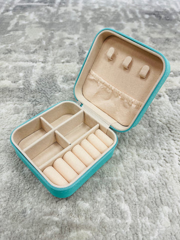Jewelry Travel Case - Teal
