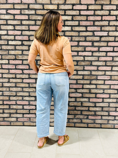 Classic Boxy Fit Tee - Toasted Almond