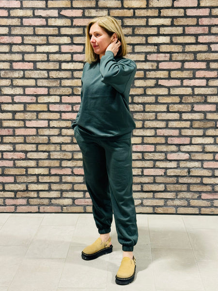 Oversized Crewneck - Chic Green