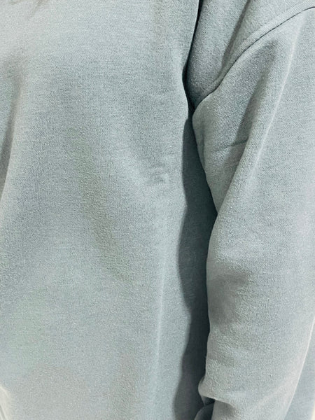 Oversized Fleece Sweatshirt - Urban Grey