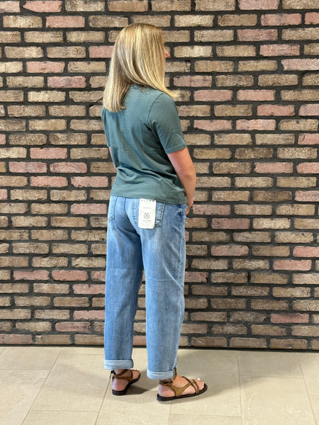 Classic Boxy Fit Tee - Eucalyptus