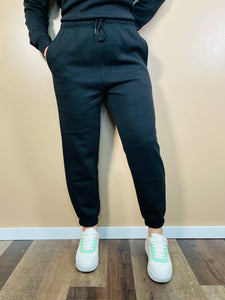 Fleece Billow Pants - Black