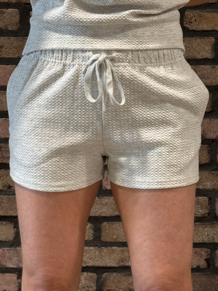 Honeycomb 4-Way Stretch Shorts - Oatmeal