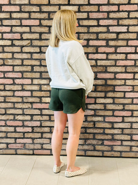 Scuba Dolphin Shorts - DK Olive