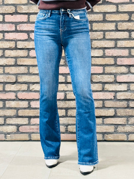 High Rise Bootcut Jeans - Medium