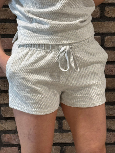 Honeycomb 4-Way Stretch Shorts - Oatmeal
